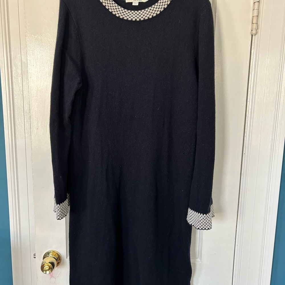 Navy Blue Sheath Dress by Boden